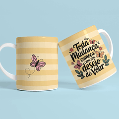 16 Artes para Caneca Borboletas Arquivo em Png 