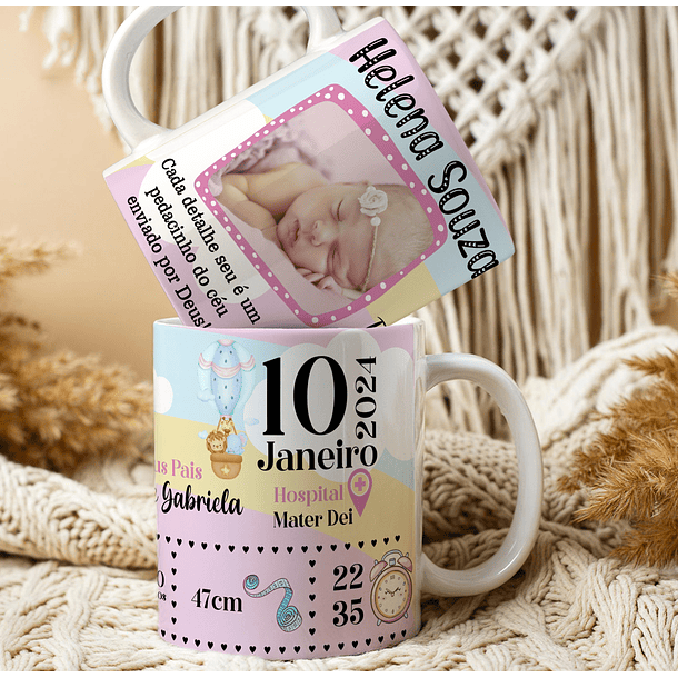 10 Artes para Caneca Nascimento Arquivo Editável  9