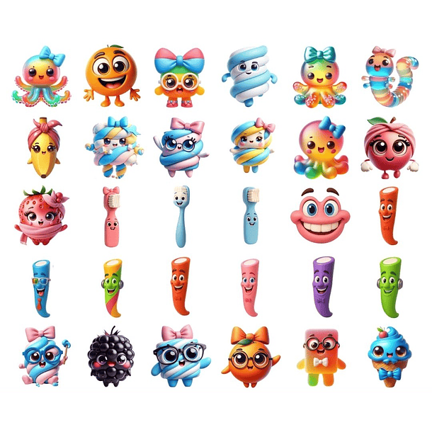 Kit Digital Sweet Candy em Png  2