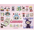 Kit Digital Labubu em Png 2