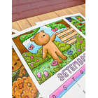 Kit Digital Calendário para Colorir Bobie Goods 2026 em Png  1