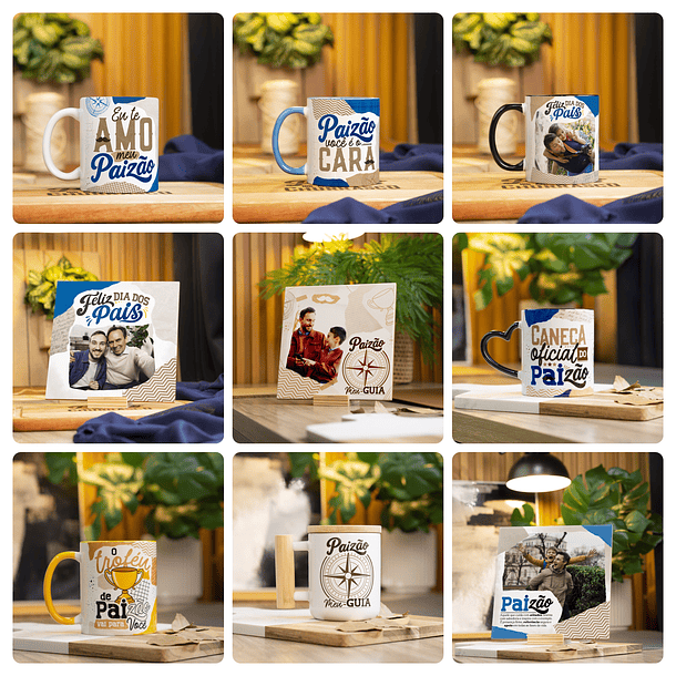 18 Artes para Caneca Dia dos Pais Paizão Arquivo em Jpg 2