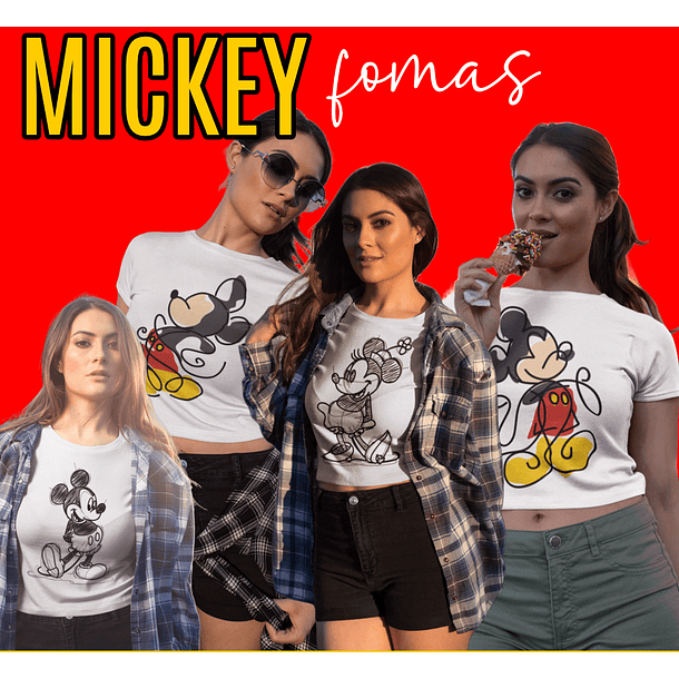 39 Artes para Camisa Mickey Arquivo em Png 1
