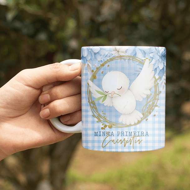 6 Artes para Caneca Primeira Eucaristia Arquivo Editavel 1