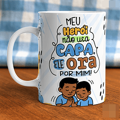 8 Artes para Caneca Dia dos Pais Papai, Meu exemplo de FÉ em Jpg 