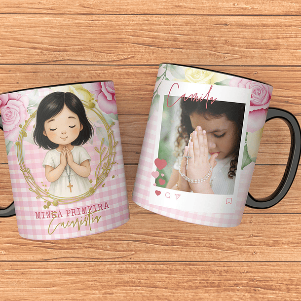 6 Artes para Caneca Primeira Eucaristia Arquivo Editavel 5