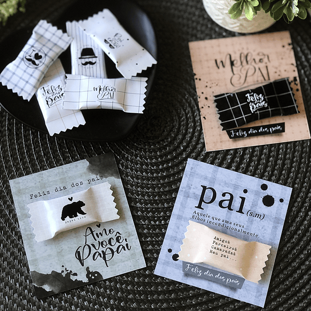 Arquivos Mimos Dia dos Pais Meu Pai, meu Amigo - Cards + Balinhas Arquivo em Png 2