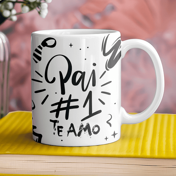 14 Artes para Caneca Dia dos Pais Frases Arquivo Editável 7