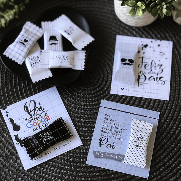 Arquivos Mimos Dia dos Pais Meu Pai, meu Amigo - Cards + Balinhas Arquivo em Png 8