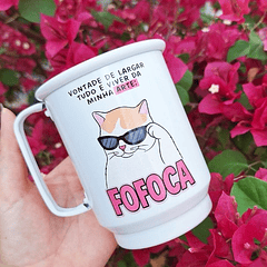 Arte para Caneca Vontade de largar tudo e viver da minha arte FOFOCA Arquivo em Png  