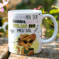 5 Artes para Caneca Frases Gata Sincera Arquivo Editável 