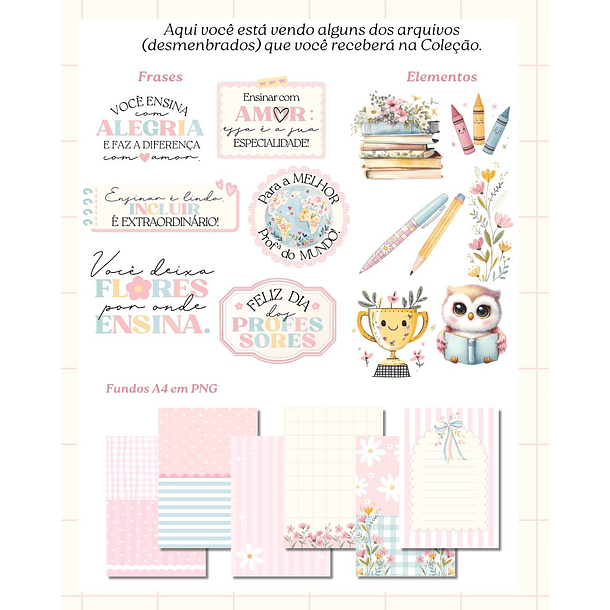 Kit Digital Dia dos Professores Mimos Arquivos Prontos  5