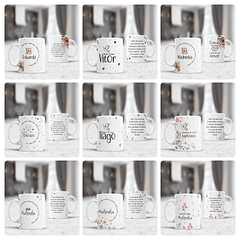 10 Artes para Caneca Crisma Padrinhos e Crismandos Arquivo Editável