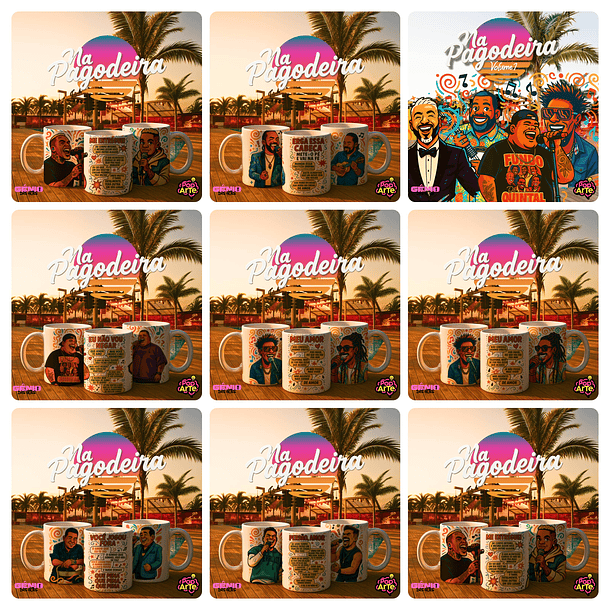 14 Artes para Caneca na pagodeira Musicas Pagode Arquivo em Jpg  3