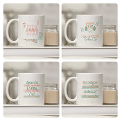 25  Artes para Caneca Dia dos Professores Arquivo Editável