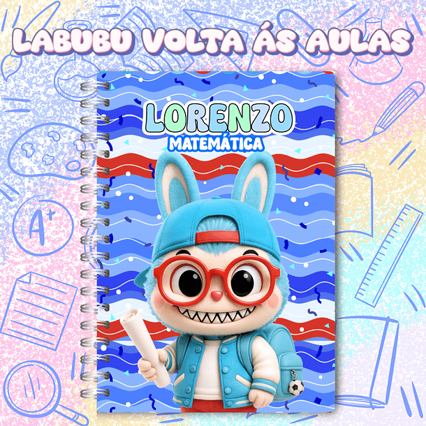 Kit Digital Labubu Volta as Aulas em Png 10
