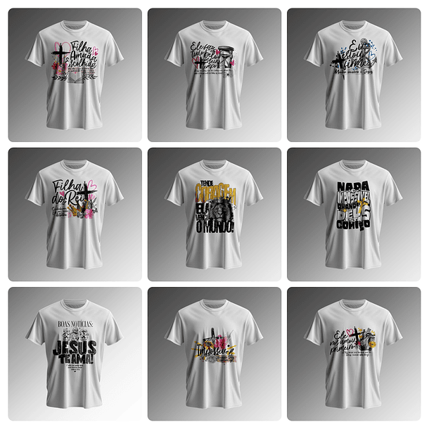 118 Artes para Caneca e Camisa Frases a Palavra Jesus Cristão em Png  4