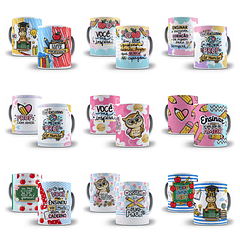 27 Artes para Caneca Dia dos Professores Arquivo em Jpg