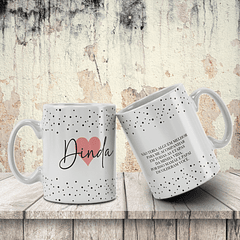 Arte para Caneca Dindos Minimalista Arquivo Editável