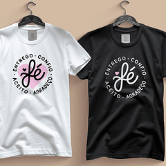 Arte Caneca e Camisa Frases Fé Arquivo em Png 