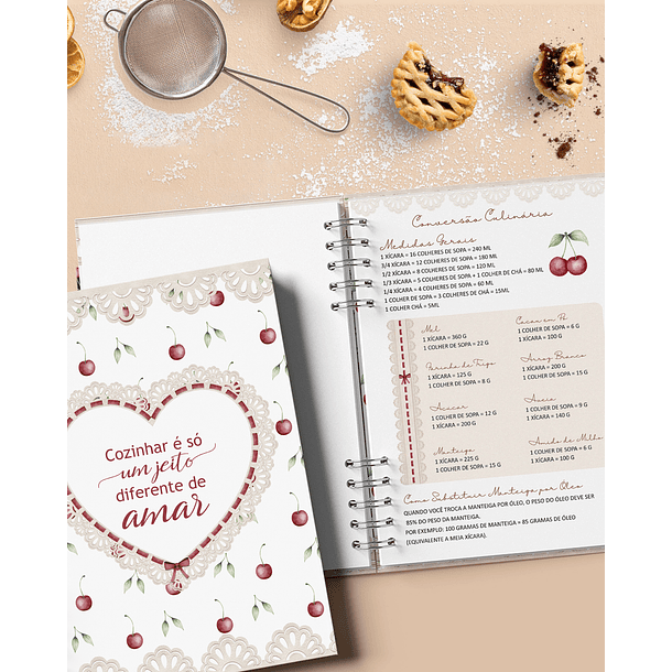 Arquivo encadernação Caderno de Receitas Arquivo em Pdf  5