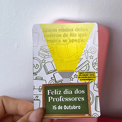 Arquivo Molde Card Mágico Luz Dia dos Professores em pdf