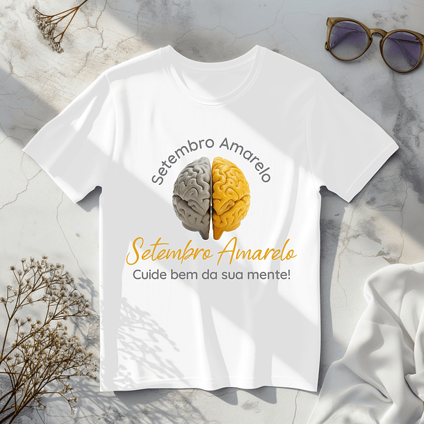 8 Artes para Camisa Setembro Amarelo Arquivo em Png  5