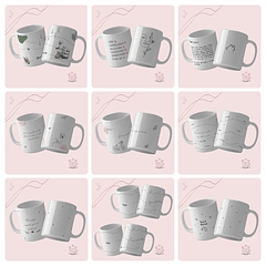 13 Artes para Caneca Frases Diversas Arquivo Editável