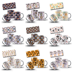 18 Artes para Caneca Halloween Arquivo em Jpg