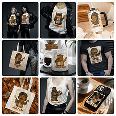 19 Artes para Camisa Capivara Rock Arquivo em Png