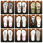 Arquivos para Sublimação de Chinelos Arquivo Editável 2