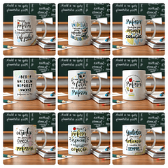 40 Artes para Caneca Dia Dos Professores Arquivo Editável