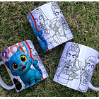 8 Artes para Caneca Colorir Guerreiras Do K-Pop Arquivo Editável 1