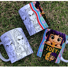 8 Artes para Caneca Colorir Guerreiras Do K-Pop Arquivo Editável 2