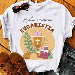 10 Artes para Camisa Primeira Comunhão Arquivo Editável