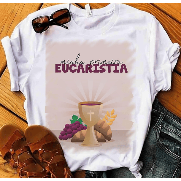 10 Artes para Camisa Primeira Comunhão Arquivo Editável 4