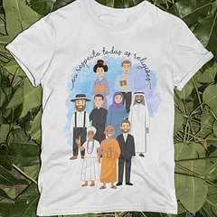 Arte para Camisa todas as Religiões Arquivo em Png