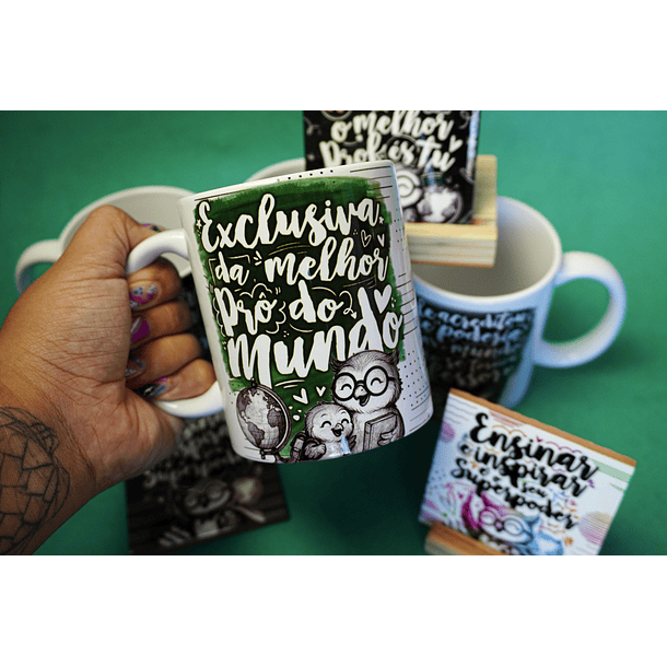 21 Artes para Caneca Dia dos Professores Arquivo em Png 3