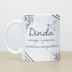 Arte Caneca Dindo Amigo, Precioso, Protetor, Companheiro  Arquivo em Png 