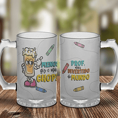 5 Artes para Copo Chopp Dia do Professor Divetido Arquivo Editável 