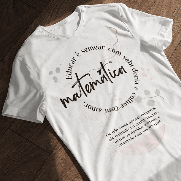 5 Artes para Camisa Professoras Matérias Arquivo Editável  8