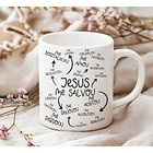 4 Artes para Caneca Jesus te Salvou Arquivo Editável  1