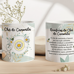 6 Artes para Caneca Chá de Ervas Arquivo em Jpg