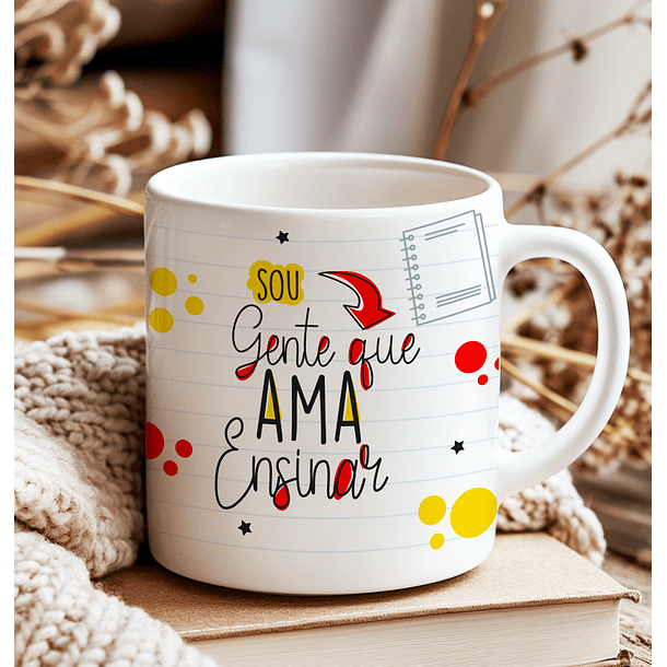 6 Artes para Caneca Professores Clean Arquivo Editável  4