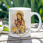 8 Artes para Caneca Santinhas Arquivo Editável  2