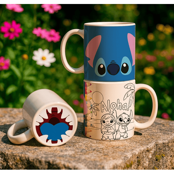 8 Artes para Caneca Bocão Infantil Personagens Arquivo em Jpg 2