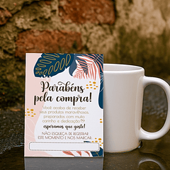 12 Artes para Cartão Agredecimento Arquivo Editável 