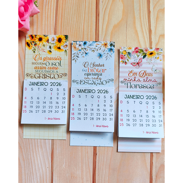 Arquivo Calendario Cristão Floral 2026 Arquivo em Jpg  3