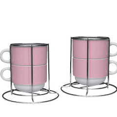 Arquivo Mockups Xicara e Torre de Xícara Editável 