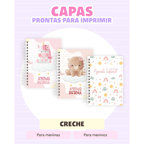 Arquivo Encadernação Agendas Escolares Neutras 2026 Arquivo em Pdf 3